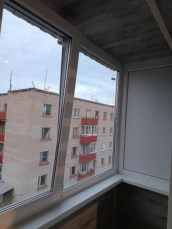 64 балкон с отделкой